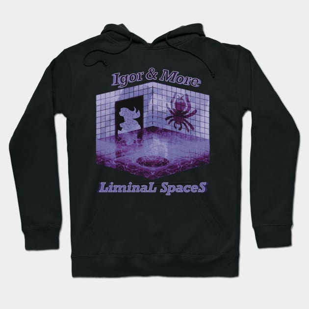 Igor & More Tarantula Liminal Spaces Purple Hoodie by IgorAndMore